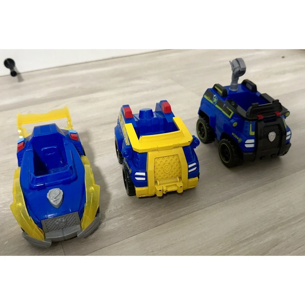 Paw Patrol Chase Marshall Rocky Toy Vehicles Lot Blue Yellow Kids Play‎